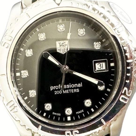 Diamond Marker Tag Heuer Watch in EUC - Picture 3 of 10